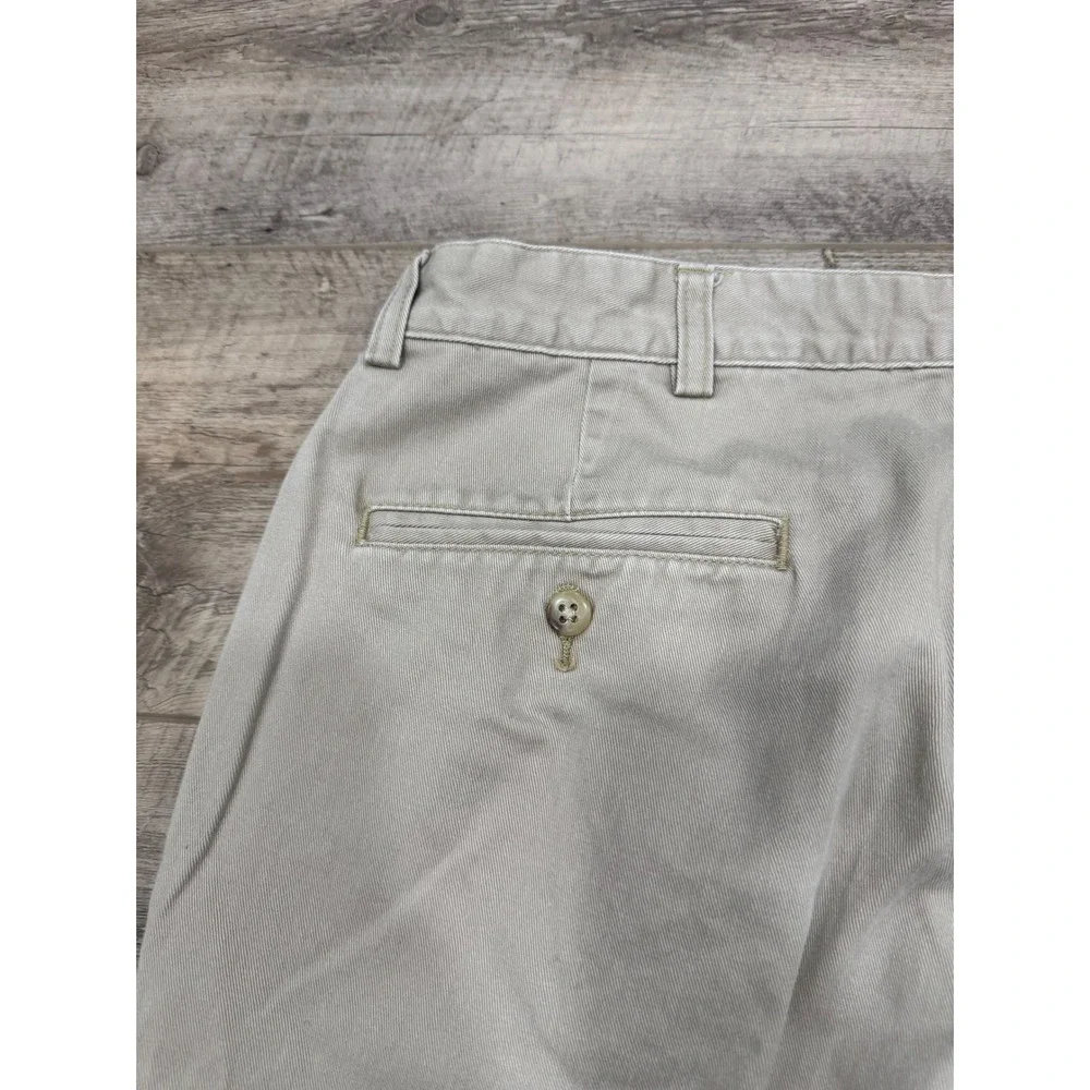 Polo Ralph Lauren Hammond Pant Mens 34/30 Khaki Tan Double Pleated Cuffed Chinos